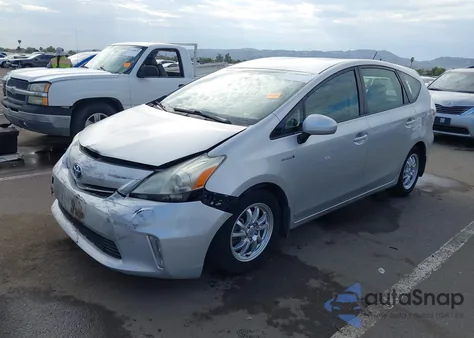 2013 Toyota Prius V Three from USA, damaged, VIN JTDZN3EU7D3217524
